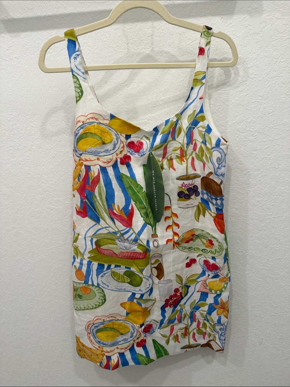 Farm Rio Printed Linen Mini Dress - Picture 6 of 8